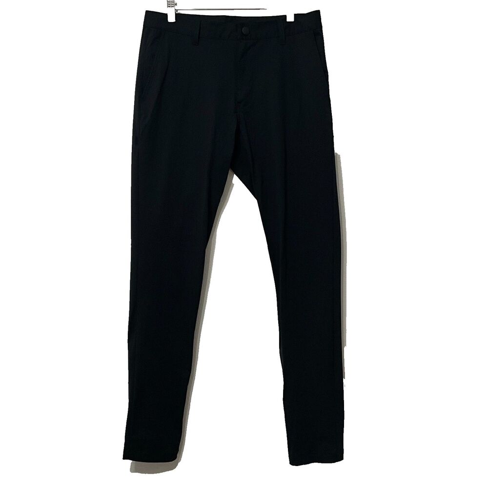 Rhone Men's Commuter Slim Pants 100541 Performance Stretch Work Black 31 x 32